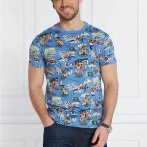 RALPH LAUREN Polo 🧸 Bear Paris-Print Cotton Jersey Tee